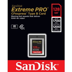SANDISK CFexpress Extreme PRO SDCFE 128GB Type B