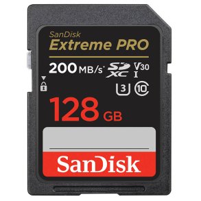 SanDisk Extreme Pro SDXC 128GB 200MB UHS-I C10 V30