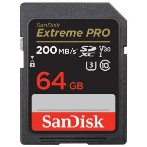 SanDisk Extreme Pro SDXC 64GB 200MB UHS-I C10 V30
