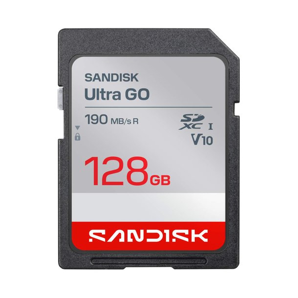 SanDisk 128 GB SDXC- Ultra GO UHS-I R190 MB/s Full HD Video