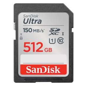 SanDisk Ultra 512GB SDXC UHS-I U1 150 MB/s