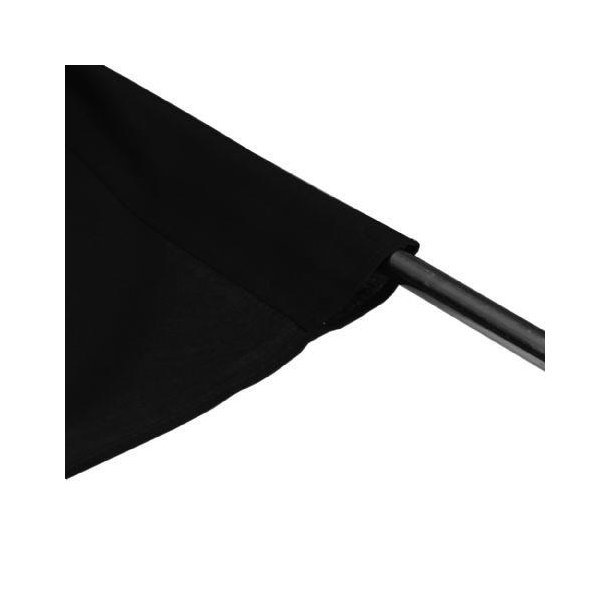 Falcon Eyes Stofbaggrund sort 150 x 280 cm