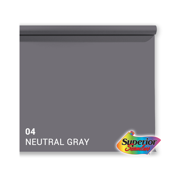 Superior Background Paper 04 Neutral Grey 2.72 x 11m