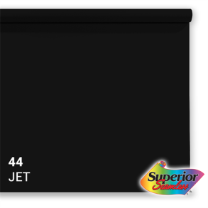 Superior Background Paper 44 Jet Black 2.72 x 11m