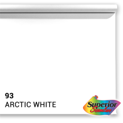 Superior Background Paper 93 Arctic White 2.72 x 11m