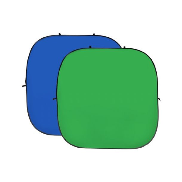 Studioking Stofbaggrund - 240x240 Chroma Grn/Bl