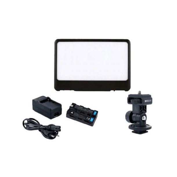 Falcon Eyes Soft LED Lamp Set Dimmable DV-80SL-K2 incl. Battery + Charger